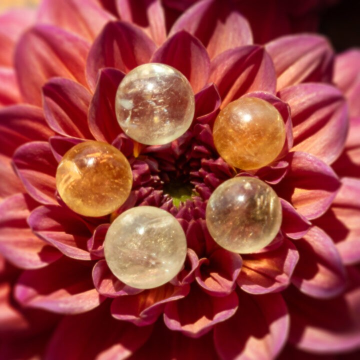 Honey Calcite Mini Sphere
