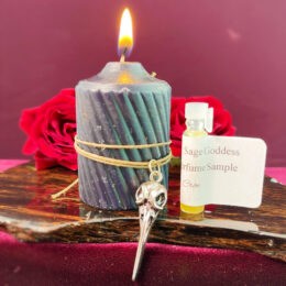 Crow Intention Candle and Perfume Sample Duo