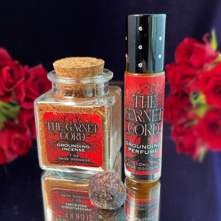 The Garnet Cord Grounding Incense & Perfume Duo
