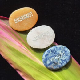 Engraved Affirmation Palm Stone
