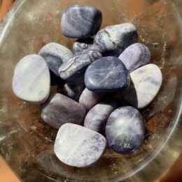 Tumbled Purple Velvet Fluorite