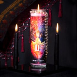11/11 Intention Candle with Rose Quartz Lariat
