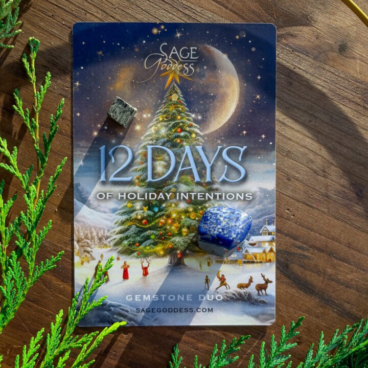 12 Days of Holiday Intentions Gemstone Duo for Confidence