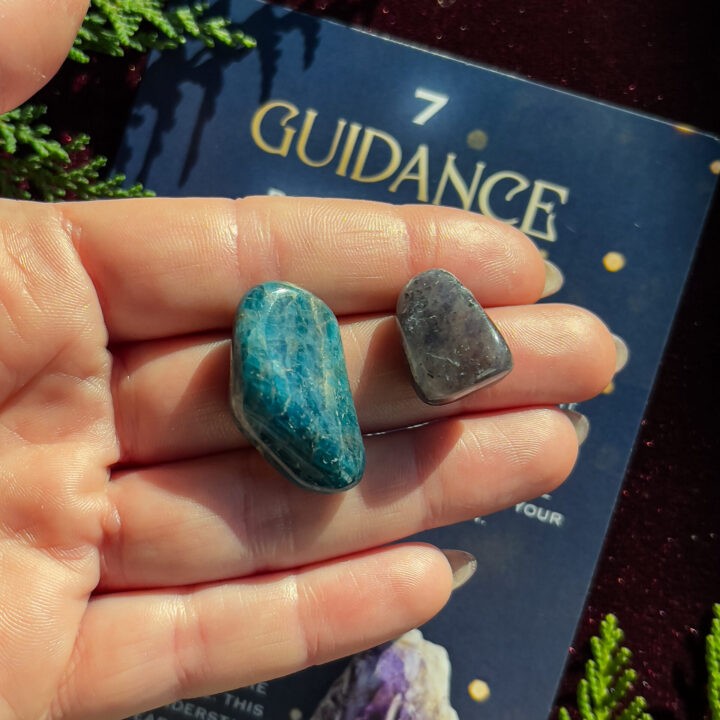 12 Days of Holiday Intentions Gemstone Duo for Guidance