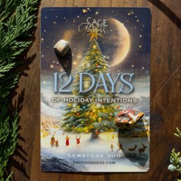 12 Days of Holiday Intentions Gemstone Duo for Happiness