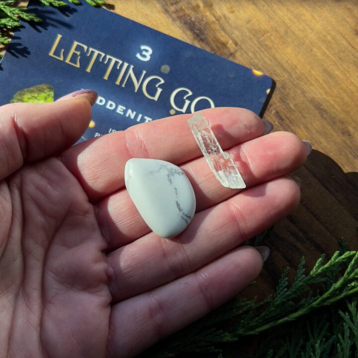 12 Days of Holiday Intentions Gemstone Duo for Letting Go