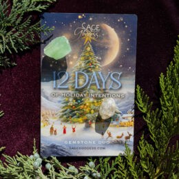 12 Days of Holiday Intentions Gemstone Duo for Health
