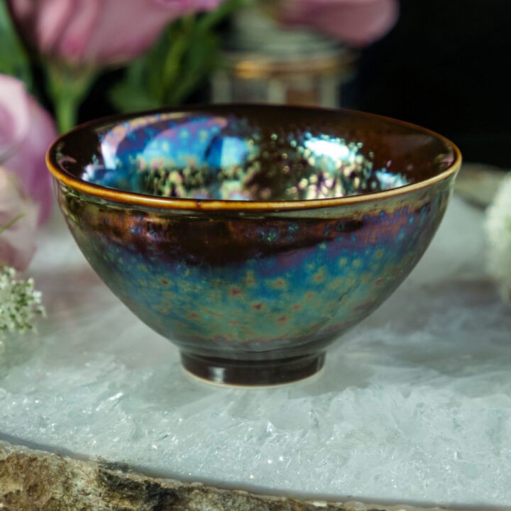 Iridescent Ceramic Tea Cup