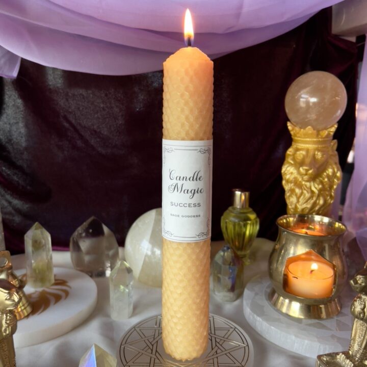 Success Beeswax Intention Candle