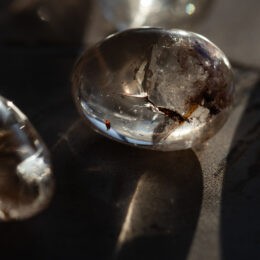 Tumbled Clear Quartz with Inclusions