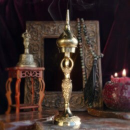 Brass Goddess Incense Cone Burner