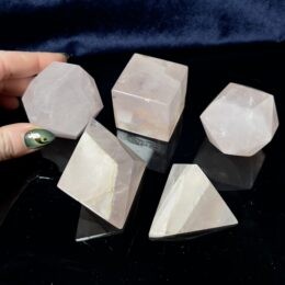 Misfit Minerals: Amethyst Sacred Geometry 5 Piece Set