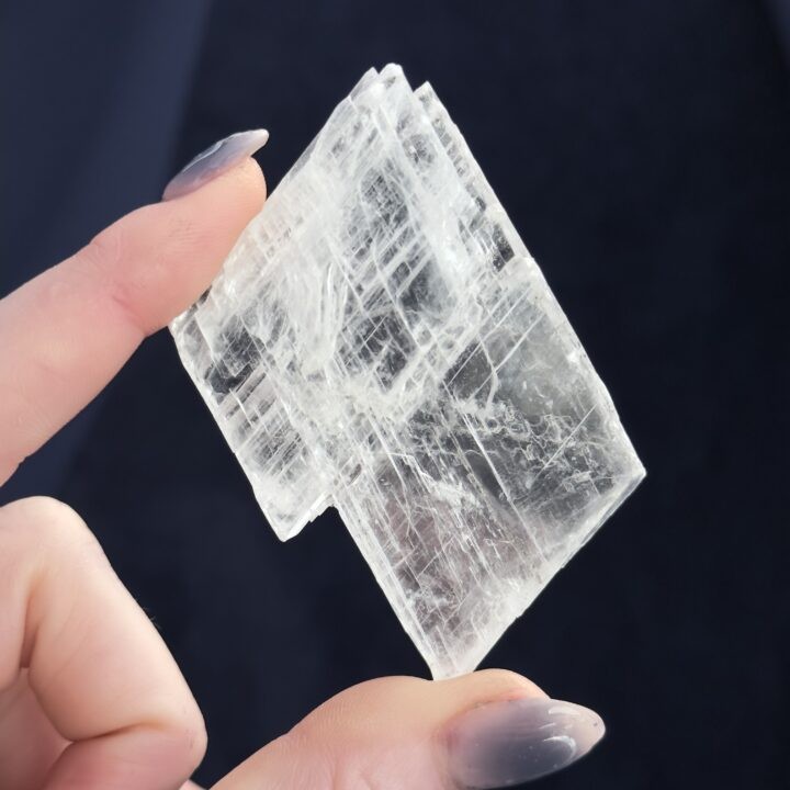 Gemstone Sale: Natural Selenite Crystal Slice