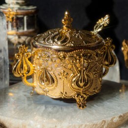Golden Herb Jar