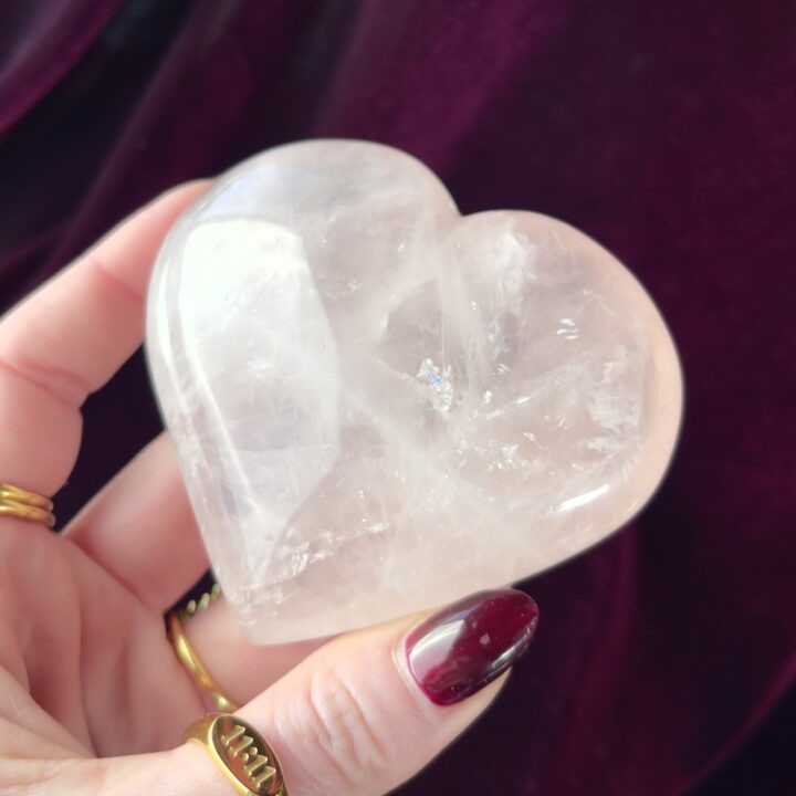 Gemstone Sale: Star Rose Quartz Heart