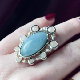 Gemstone Sale: Aquamarine and Morganite Ring