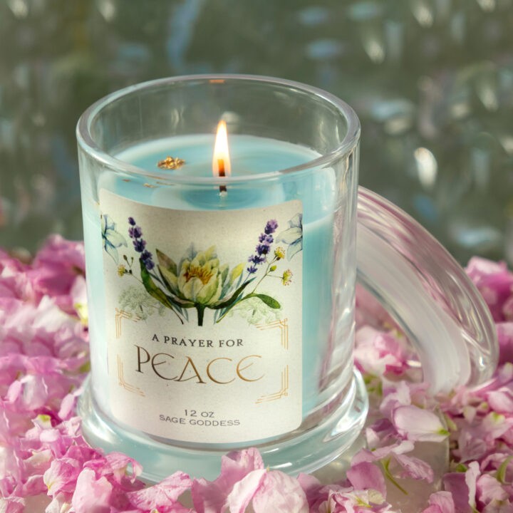 Prayer for Peace Intention Candle