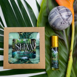Selva Perfume Set with Porcelain Jasper Sphere