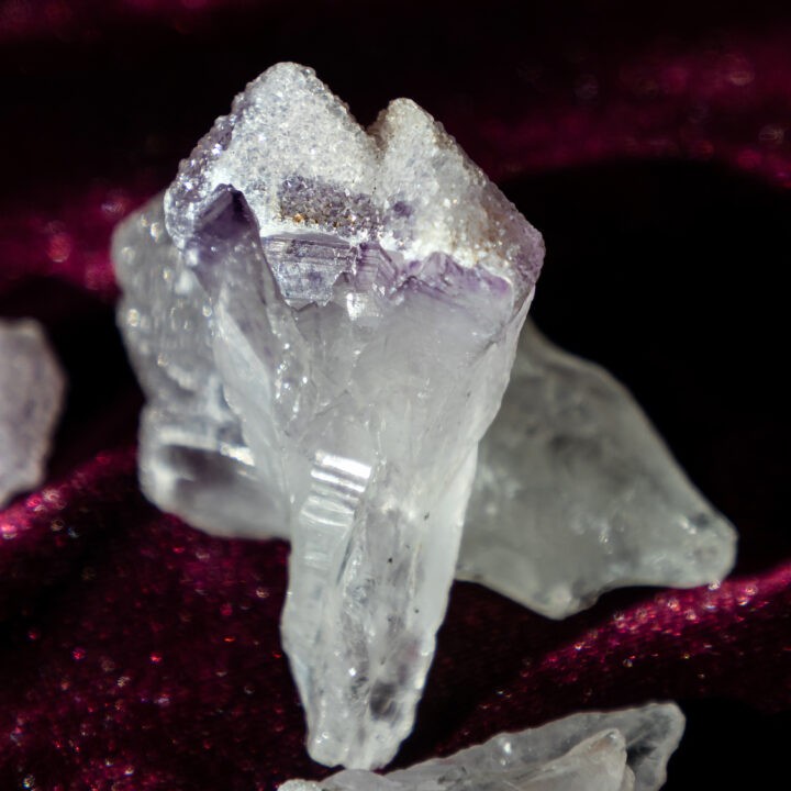 Sugar Capped Amethyst Root Crystal