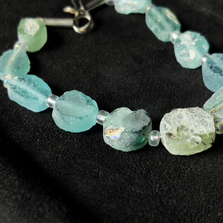 Gemstone Sale: Ancient Roman Glass Bracelet