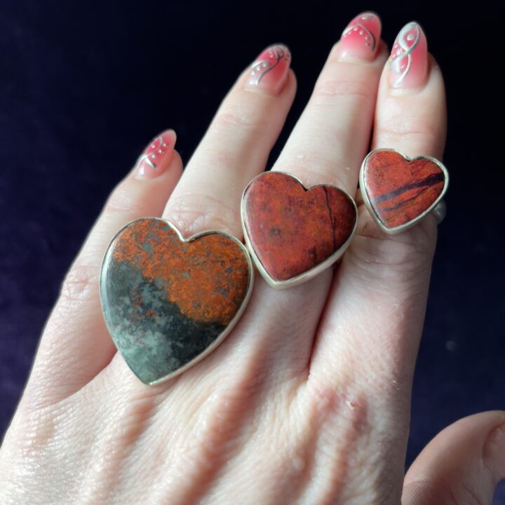 Gemstone Sale: Sonora Chrysocolla Heart Ring