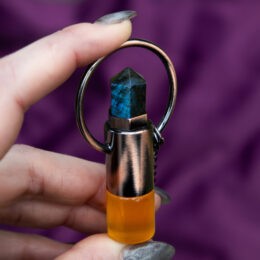 Labradorite Perfume Necklace with Nova Luna Perfume