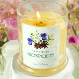 Prayer for Prosperity Intention Candle
