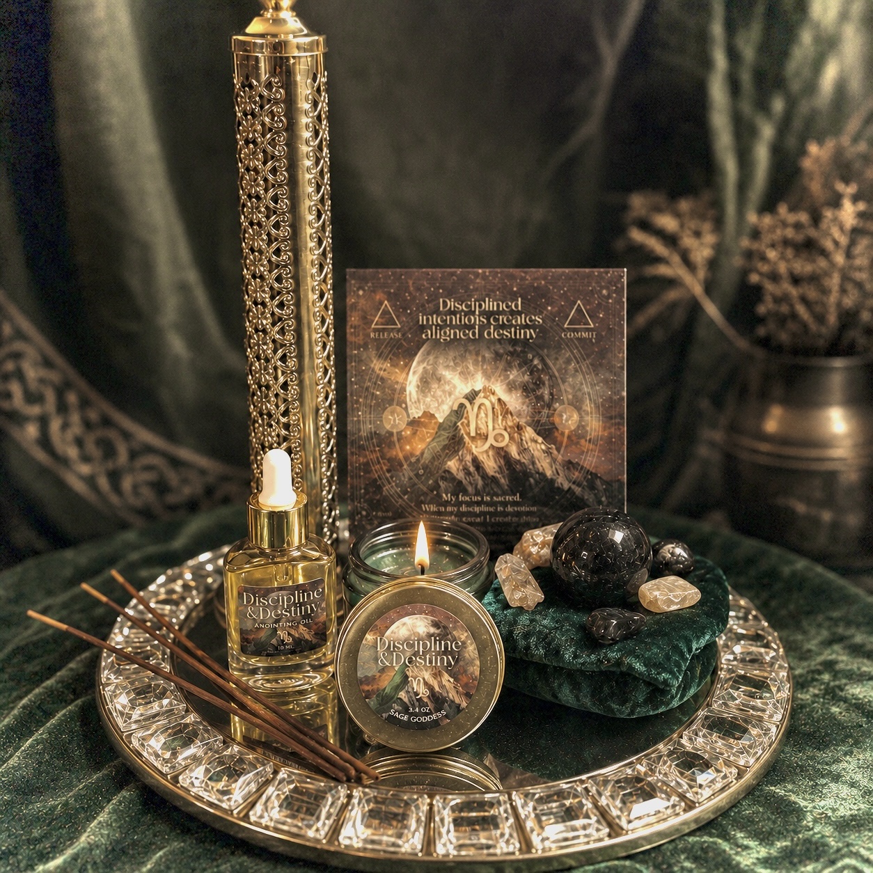 Discipline & Destiny Full Moon in Capricorn Set